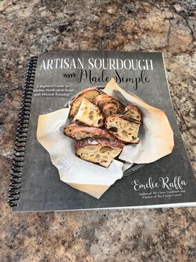 Artisan Sourdough Made Simple Cookbook - Black Cover